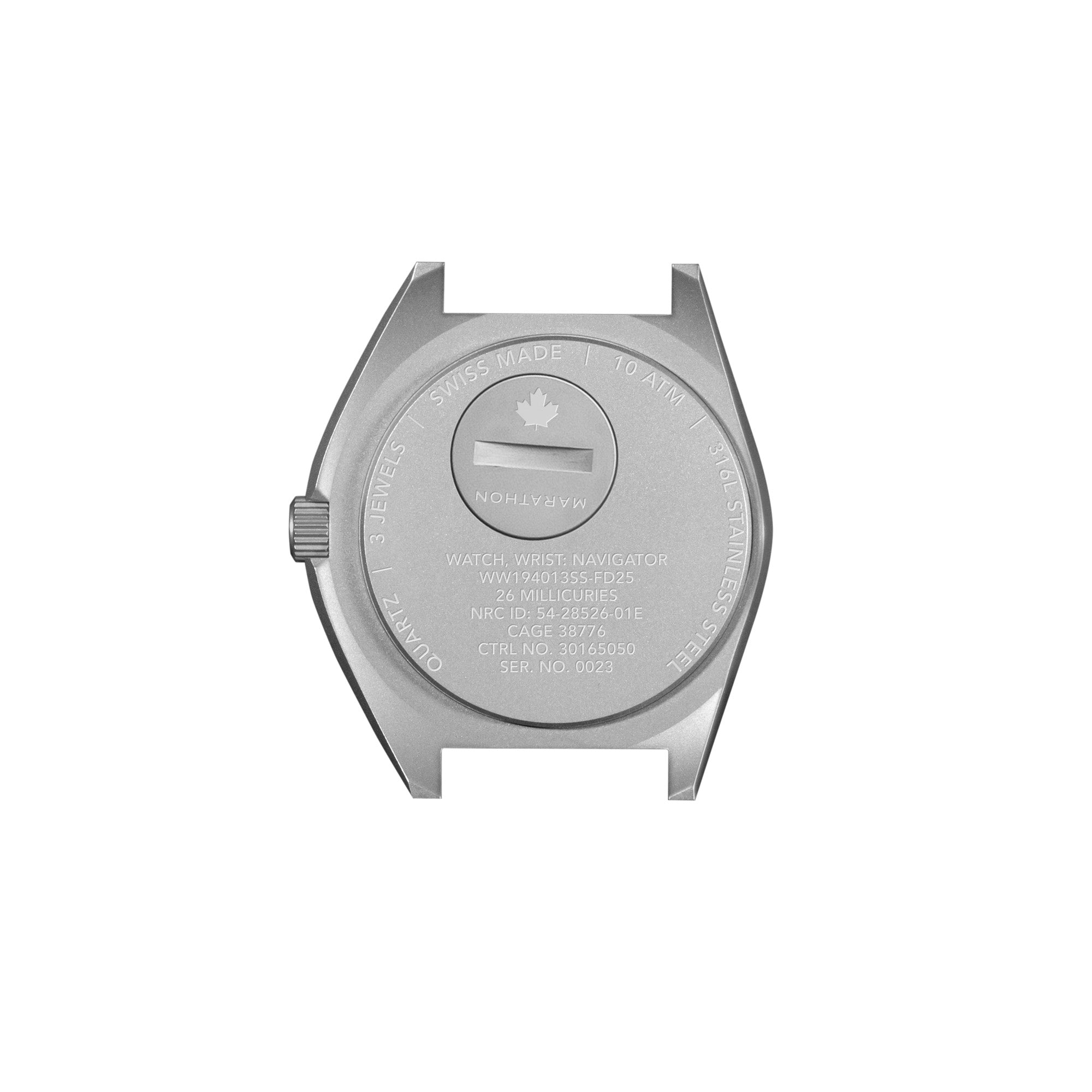 41mm Blue Steel Navigator w/Date (SSNAV-D) on Blue 3-Piece Rubber Strap Kit