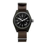 Quartz à usage général vert sauge de 34 mm avec date (GPQ)