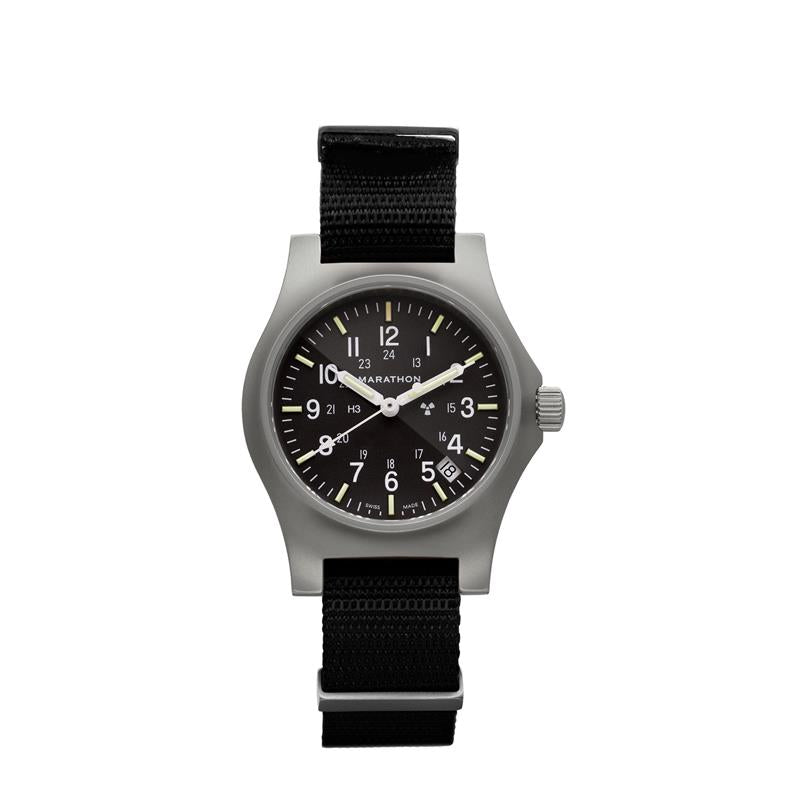 Cuarzo de oficial de 36mm con fecha (GPQ-D) en Nylon DEFSTAN