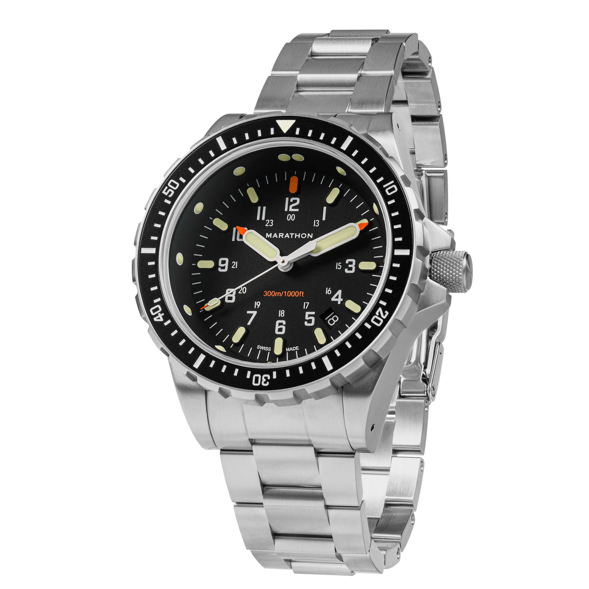 46mm Jumbo Diver's Quartz (JSAR) with Stainless Steel Bracelet image