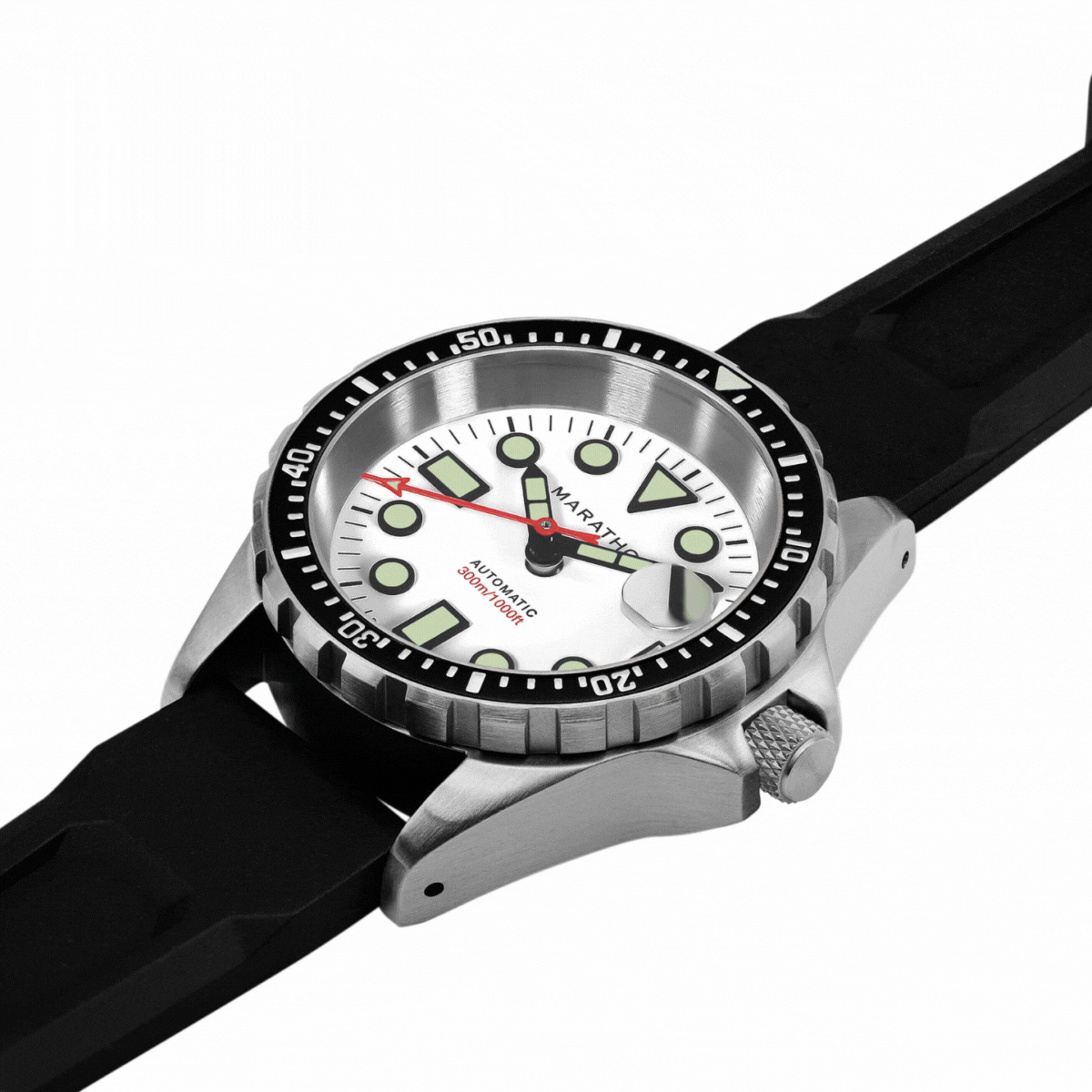 Montre Arctic Original SAR 36 mm avec date sur bracelet en caoutchouc 3 pièces (OSAR-D)