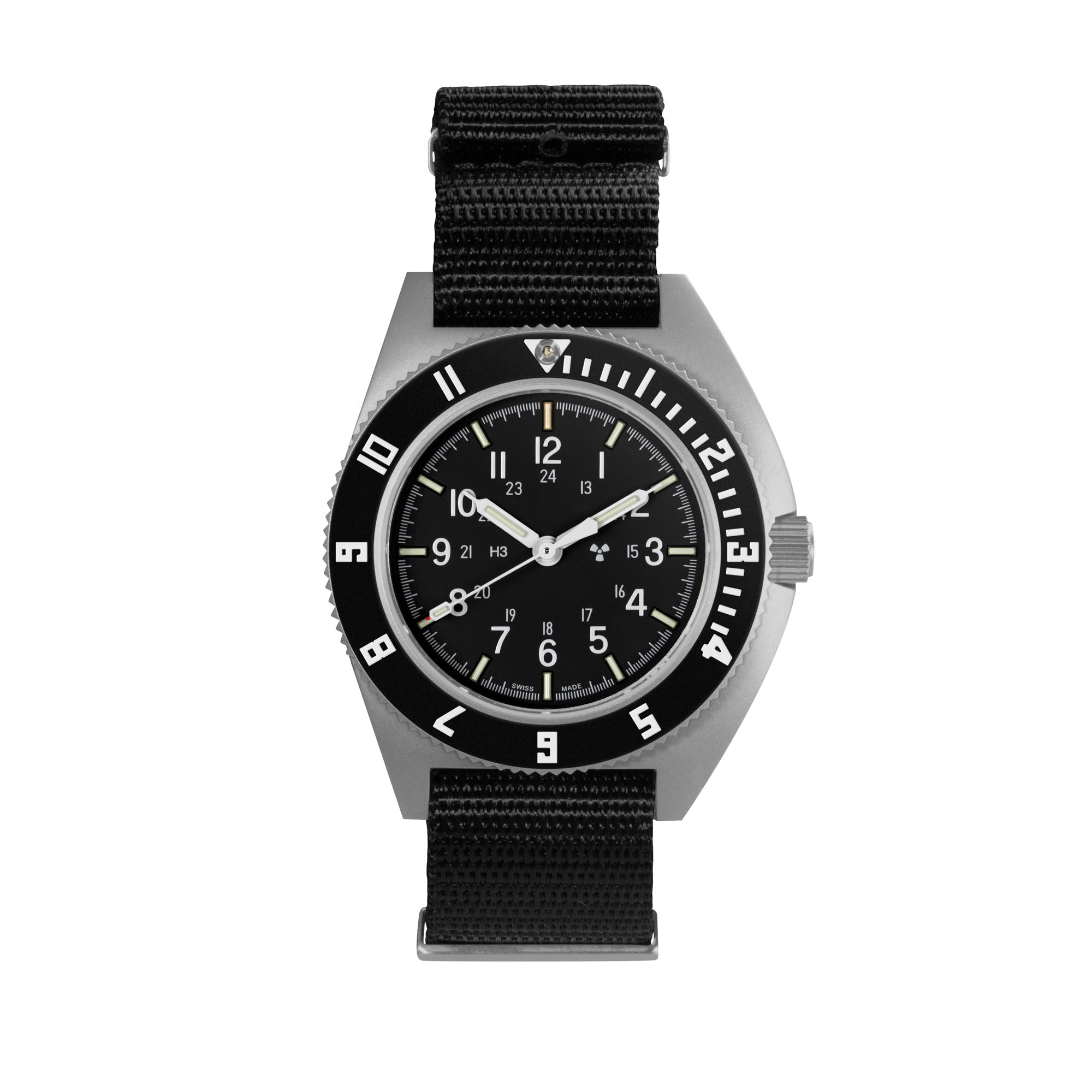 41mm Steel Navigator Automatic (SSNAV Auto) on Nylon DEFSTAN