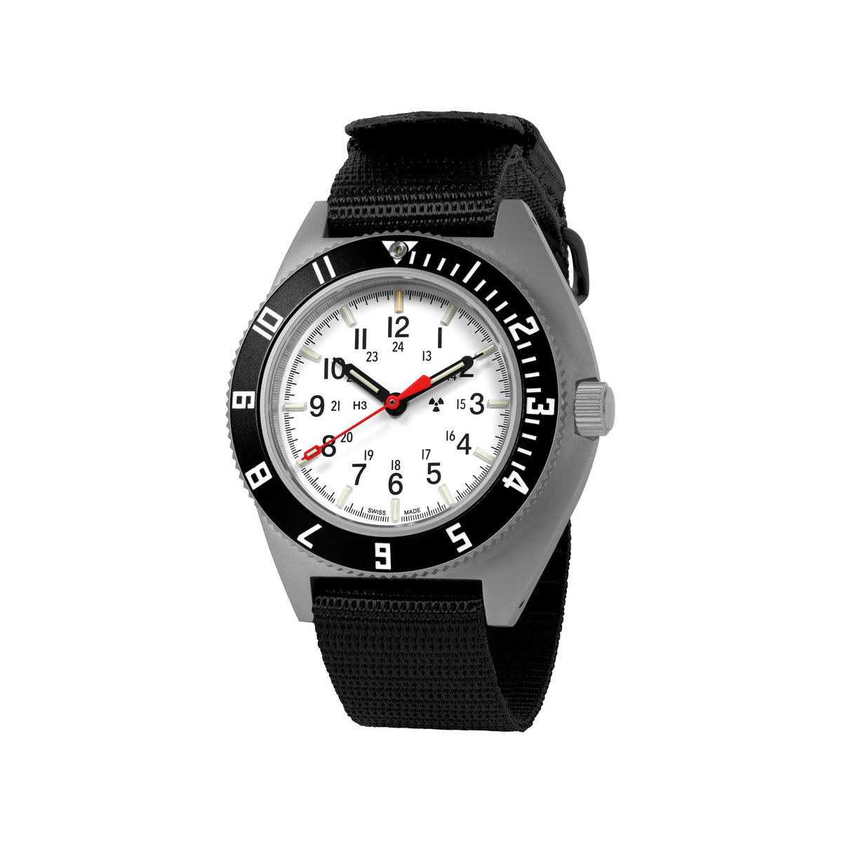 41mm Arctic Steel Navigator Automatic (Arctic SSNAV Auto) on Ballistic Nylon image