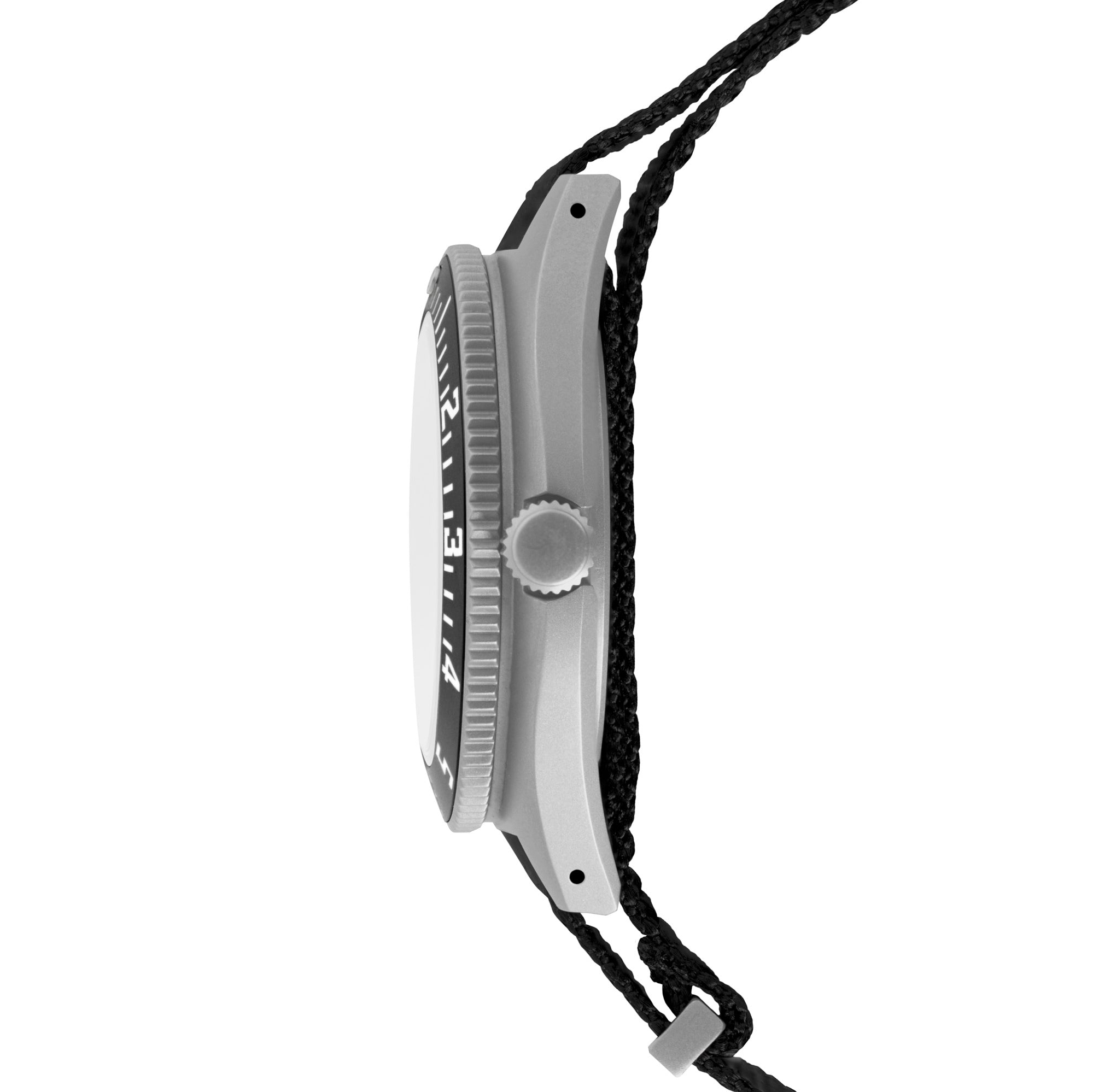 Steel Navigator de 41 mm (SSNAV) sur kit de bracelet en caoutchouc noir 3 pièces