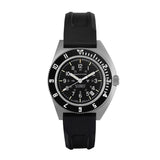 41mm Steel Navigator w/ Date Automatic (SSNAV-D AUTO) on Black 3-Piece Rubber Strap Kit image
