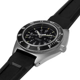 41mm Steel Navigator w/ Date Automatic (SSNAV-D AUTO) on Black 3-Piece Rubber Strap Kit image