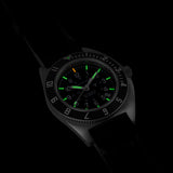 41mm Steel Navigator w/ Date Automatic (SSNAV-D AUTO) on Black 3-Piece Rubber Strap Kit image