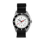 Steel Navigator de 41 mm (SSNAV) sur kit de bracelet en caoutchouc noir 3 pièces