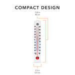 16 Inch Vertical Outdoor Thermometer