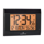 Reloj de pared digital atómico con retroiluminación automática