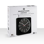 Horloge murale analogique géante de 12 pouces avec rétroéclairage automatique