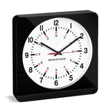 Reloj de pared analógico Jumbo de 12 pulgadas con retroiluminación automática image