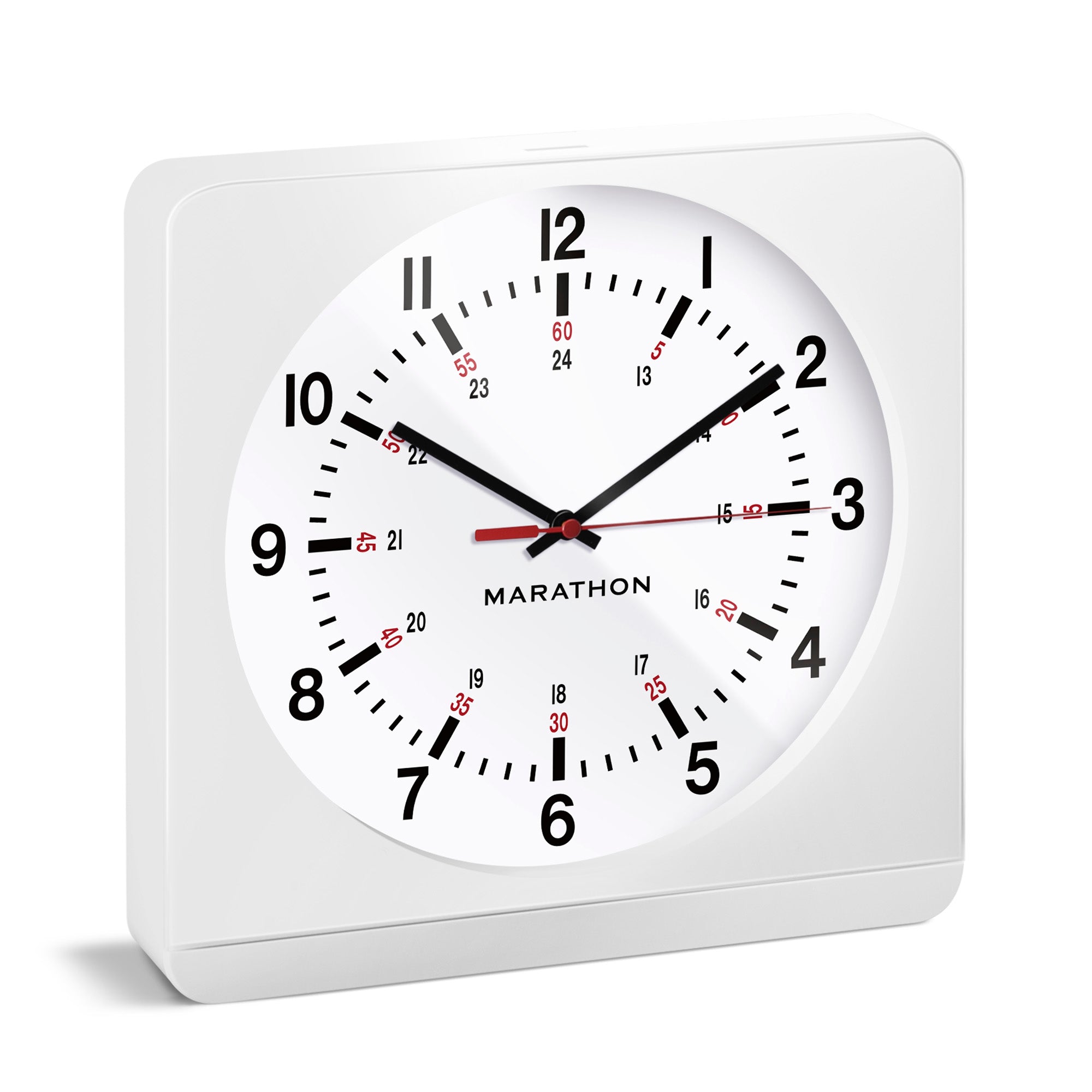 Horloge murale analogique géante de 12 pouces avec rétroéclairage automatique