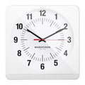 Reloj de pared analógico Studio Edition Jumbo de 12 pulgadas con retroiluminación automática - Negro image