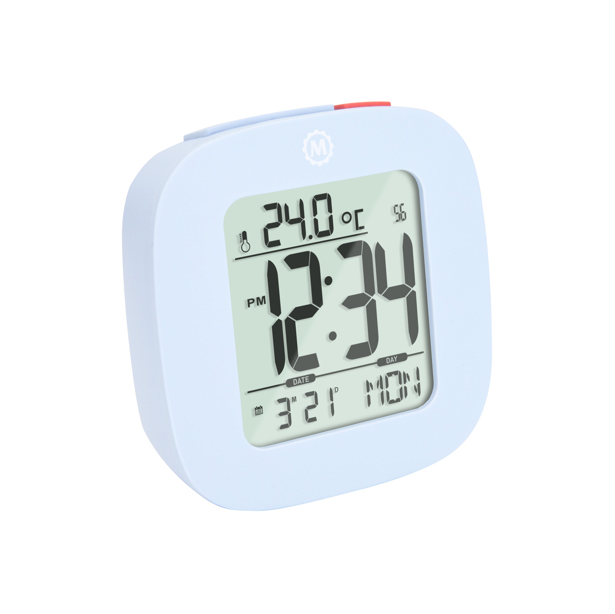 Clock, LCD, Alarm, Mini, Blue (25/50)