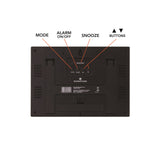 Large Frame Digital Wall Clock - Black image
