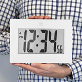 Clock, Large LCD display, white color (5/10) image