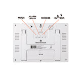 Clock, Large LCD display, white color (5/10) image