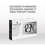 Atómico, autoajustable, autoajustable, reloj de pared con soporte y 8 zonas horarias