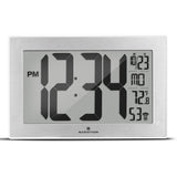 Atómico, autoajustable, autoajustable, reloj de pared con soporte y 8 zonas horarias image