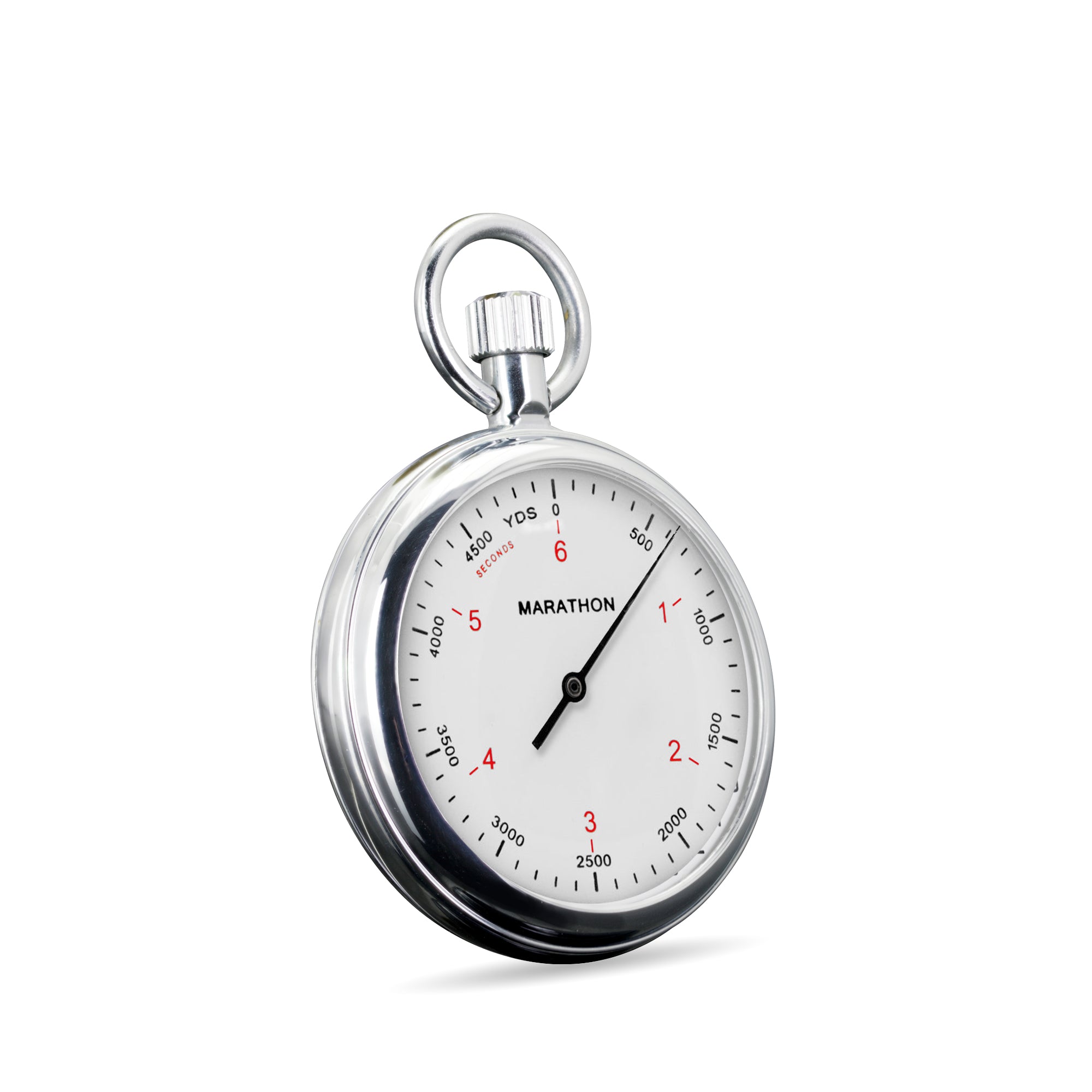 Mechanical Stopwatch: Single Action 5000 yard (1/50 sec & 6 sec), 100 yard or 1 sec Interval