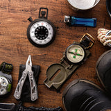 Military Stopwatch - Instantaneous Return and Time-Out, with Central 60 min Register image