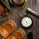 Mechanical Stopwatch: Instantaneous Return and Time-Out, Glow in the Dark, with Central 60 min Register image