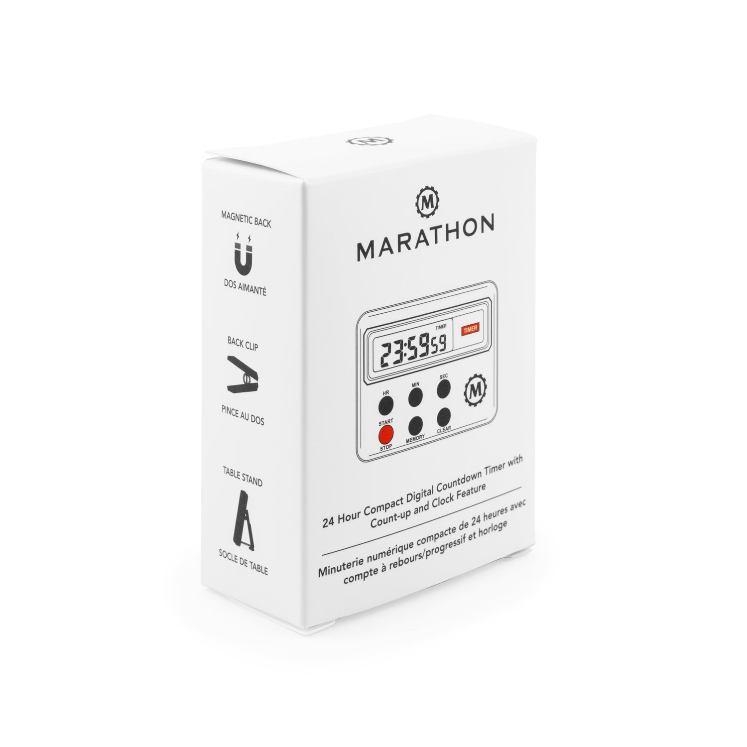 24 Hour Compact Digital Timer - marathonwatch
