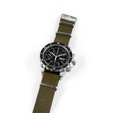 Leather DEFSTAN Strap, Olive Green, 22mm image