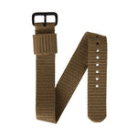 16mm - 10" Length - Ballistic Nylon Watch Band/Strap with Stainless Steel Buckle - marathonwatch  | WS-NY-DTBK-16-10