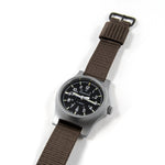 16mm - 10" Length - Ballistic Nylon Watch Band/Strap with Stainless Steel Buckle - marathonwatch | WS-NY-SGBK-16-10