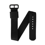 20mm - 11" Length - Ballistic Nylon Watch Band/Strap with Stainless Steel Buckle - marathonwatch