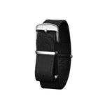 20mm Leather NATO Watch Band/Strap with Stainless Steel Square Buckle - marathonwatch