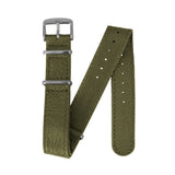 Leather DEFSTAN Strap, Olive Green, 22mm image