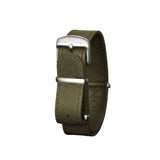 Bracelet en cuir DEFSTAN , vert olive, 18 mm image