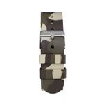 20mm Camouflage Single-Piece Rubber Watch Band/Strap in Various Colours - marathonwatch