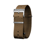22mm Nylon NATO Watch Band/Strap with Stainless Steel Square Buckle - marathonwatch