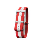 20mm Seat-belt Weave Nylon NATO Watch Band/Strap with Stainless Steel Square Buckle - marathonwatch