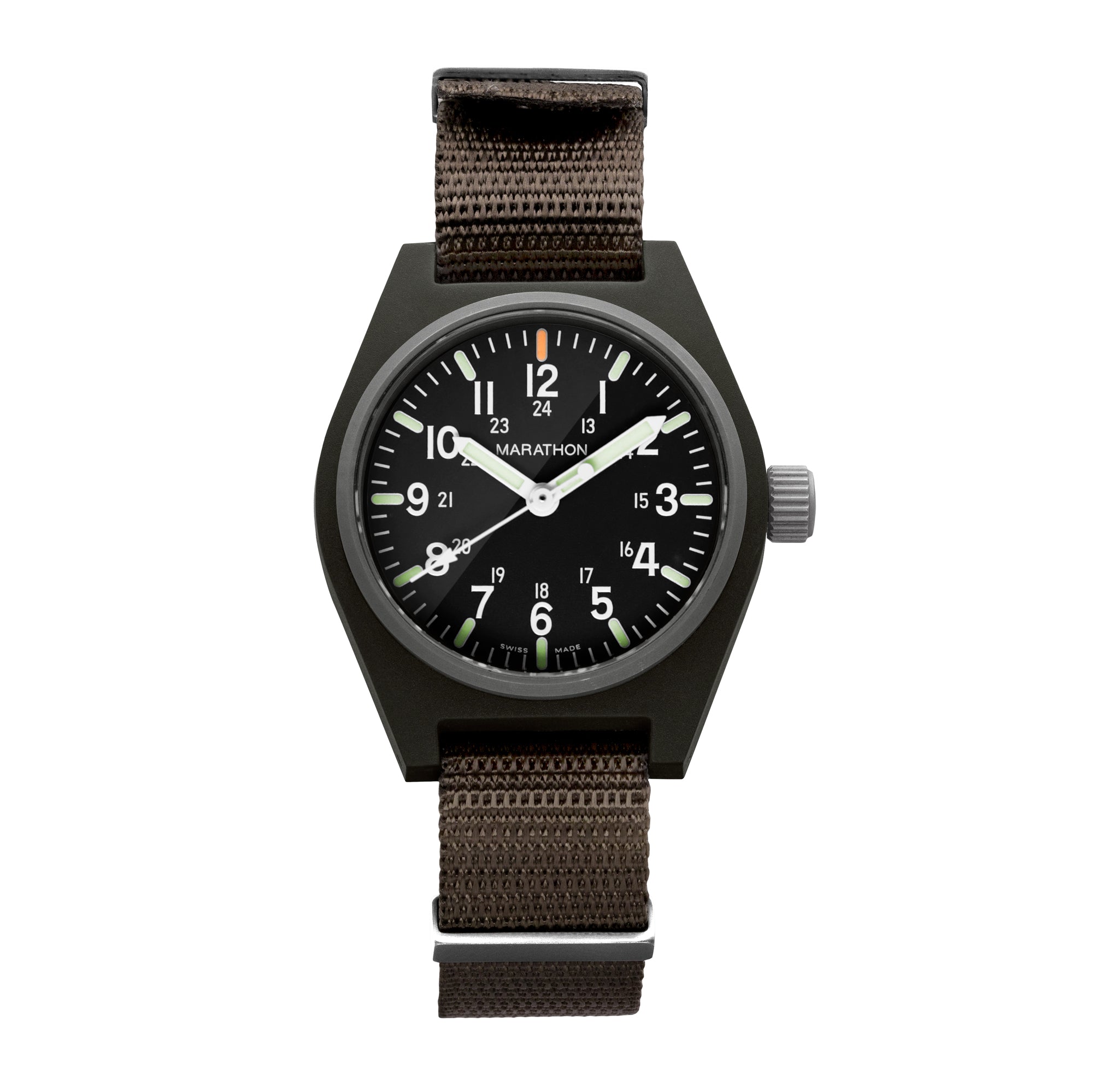 Quartz à usage général vert sauge de 34 mm avec MaraGlo (GPQ)